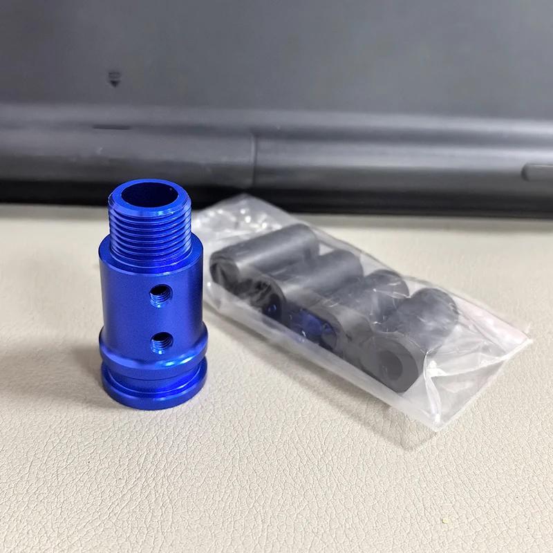 Universal Car Manual Gear Shift Knob Adapter For M18x1.5/M10x1.5/M12x1.25 Thread Aluminum Alloy for Car for Racing Game