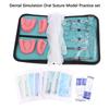 Dental Chirurgische Naht Training Kit Naht Praxis Modell Training Pad Schere Werkzeug Lehre Ausrüstung Haut Bedienen Kit