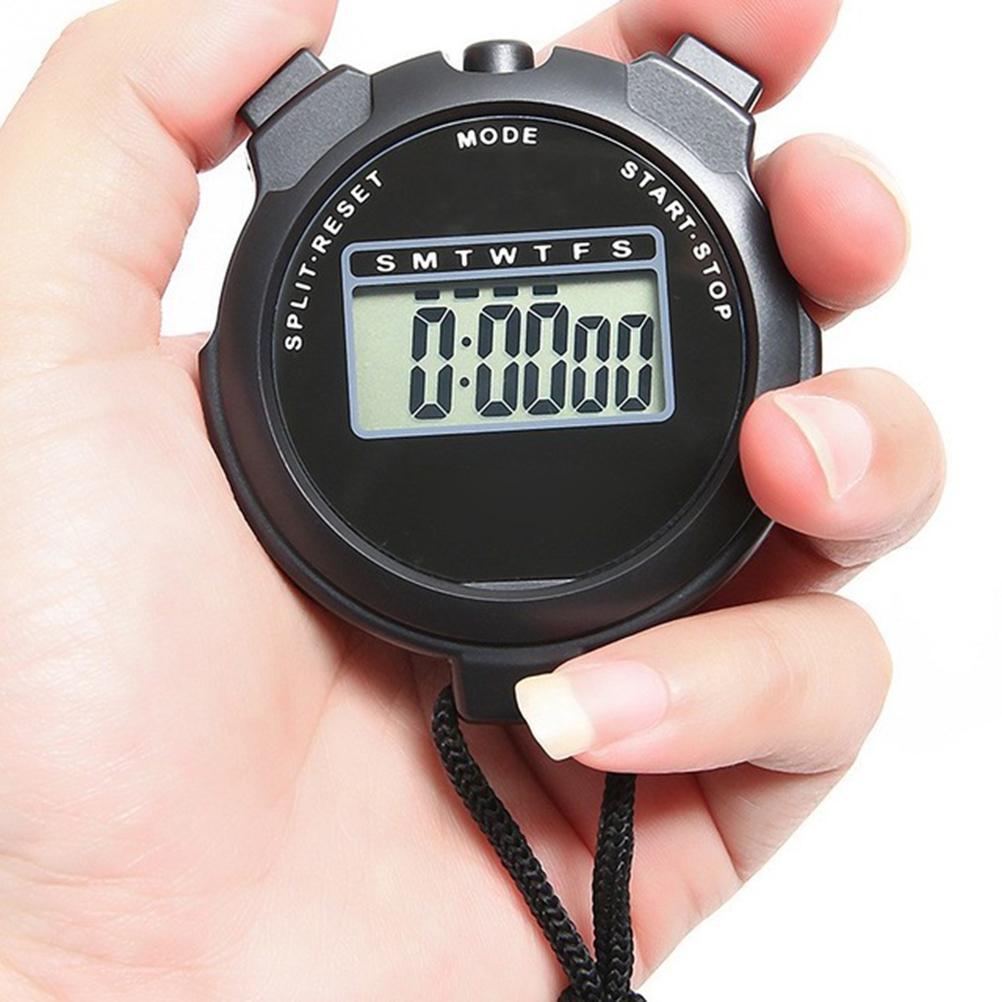 Digitale Sportstoppuhr Wasserdichte Digitale Timer Stoppuhr für Sport Läufer Schiedsrichter