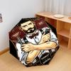 1PC Barber Shop Vintage Style Automatic Umbrella - Suitable Travel Outdoor Portable Umbrella Birthday Gift Daily Essentials