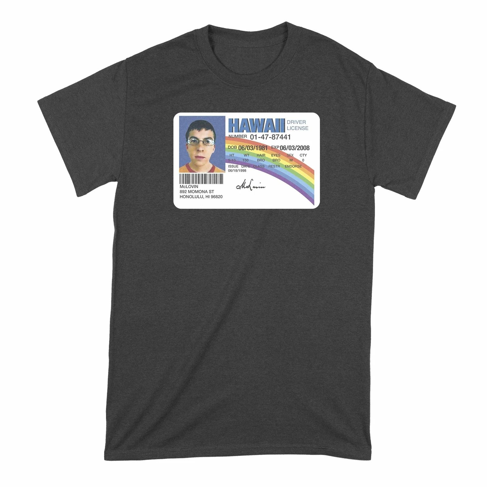 McLovin Shirt McLovin License TShirt Superbad Mclovin T-Shirt L