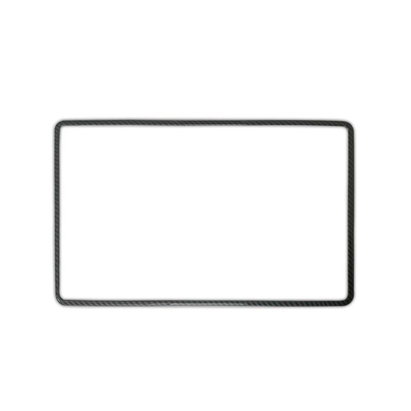 For BYD Dolphin Armrest Center Console Air Outlet Bright Strip Carbon Fiber Pattern Interior Protective Scratch Resistant Panel