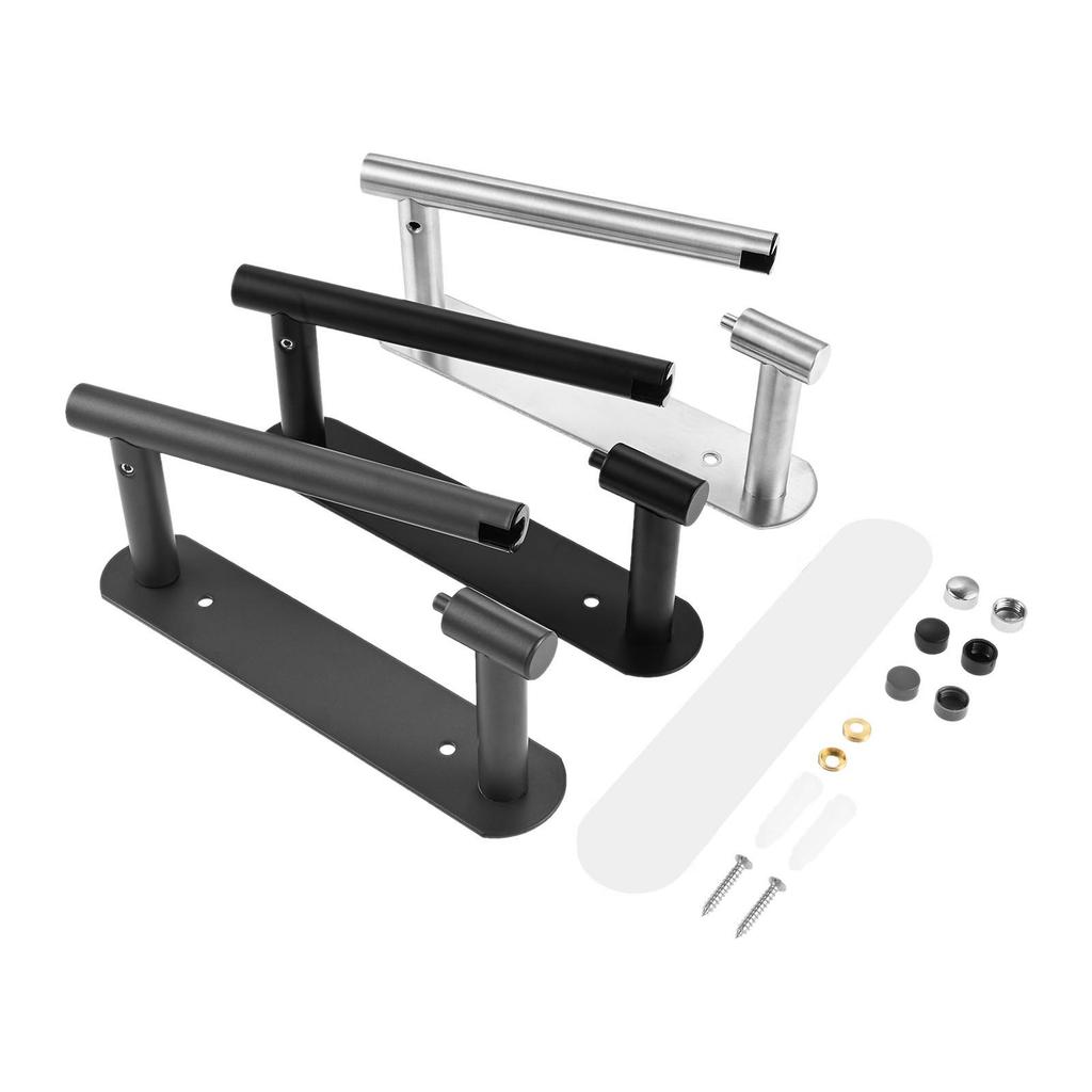 Double Post Pivoting Toilet Paper Holder Stainless Steel Wall Mounted Toilet Paper Dispenser Bathroom Kitchen Tissue Roll Holder