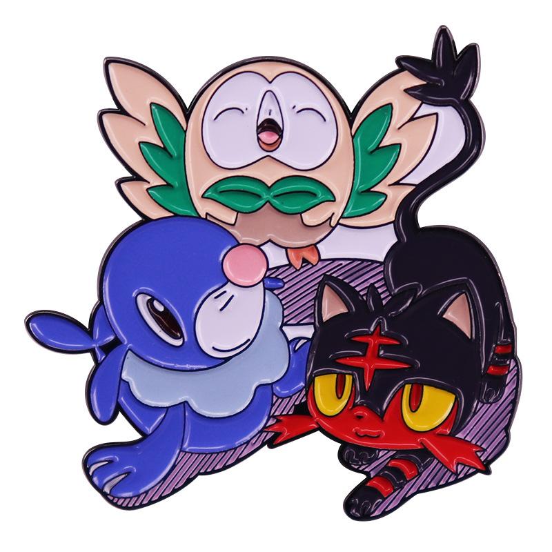 Anime Games Series Enamel Pins Collect Kawaii Spirit Metal Cartoon Brooch Backpack Hat Bag Collar Lapel Badges