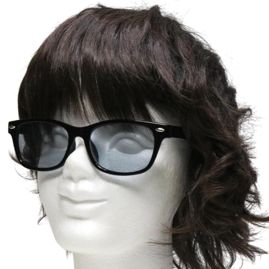 Black x Light Smoke Fashion Glasses Stylish Eyeglasses for Men and Square Clear Colored UV Popular [Berkuto] (Non-prescription) Stylish, Women, Shape,