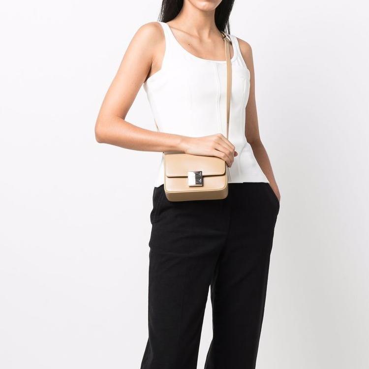 Givenchy 4G Small Crossbody Bag Beige/Cappuccino Women Shoulder_bags Brown BB50HDB15S-277