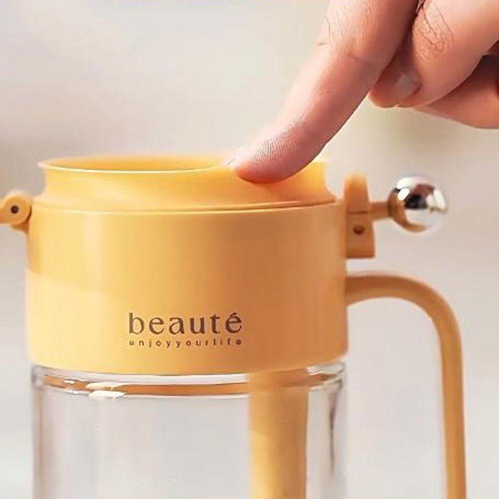Large Capacity Glass Seasoning Jar 400ml Salt Seasoning Box Sugar and Salt Container  for Home