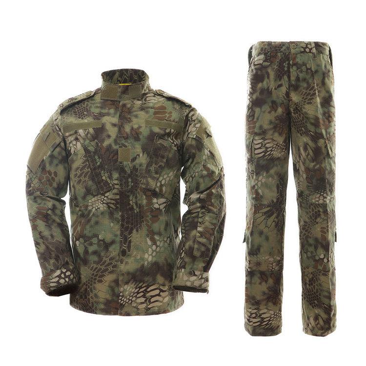 Fordan ACU Second Generation Foreign Camouflage Kit + Outdoor Scratch Resistant Training Clothing for Camouflage Enthusiasts