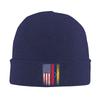 Adult Venezuelan Roots American Grown Venezuela Usa Flag America Beanie Hats Knitted Hat Spring Outdoor Caps Warm Bonnet Hats