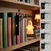 Warm White Light Halloween Ghost Bookshelf Lamp LED Lighting Book Nook Lamp  Bookshelf Decor