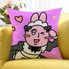 My Friend Rabbit Various Sizes Square Pillow Case For Car Home Bedchamber Decor