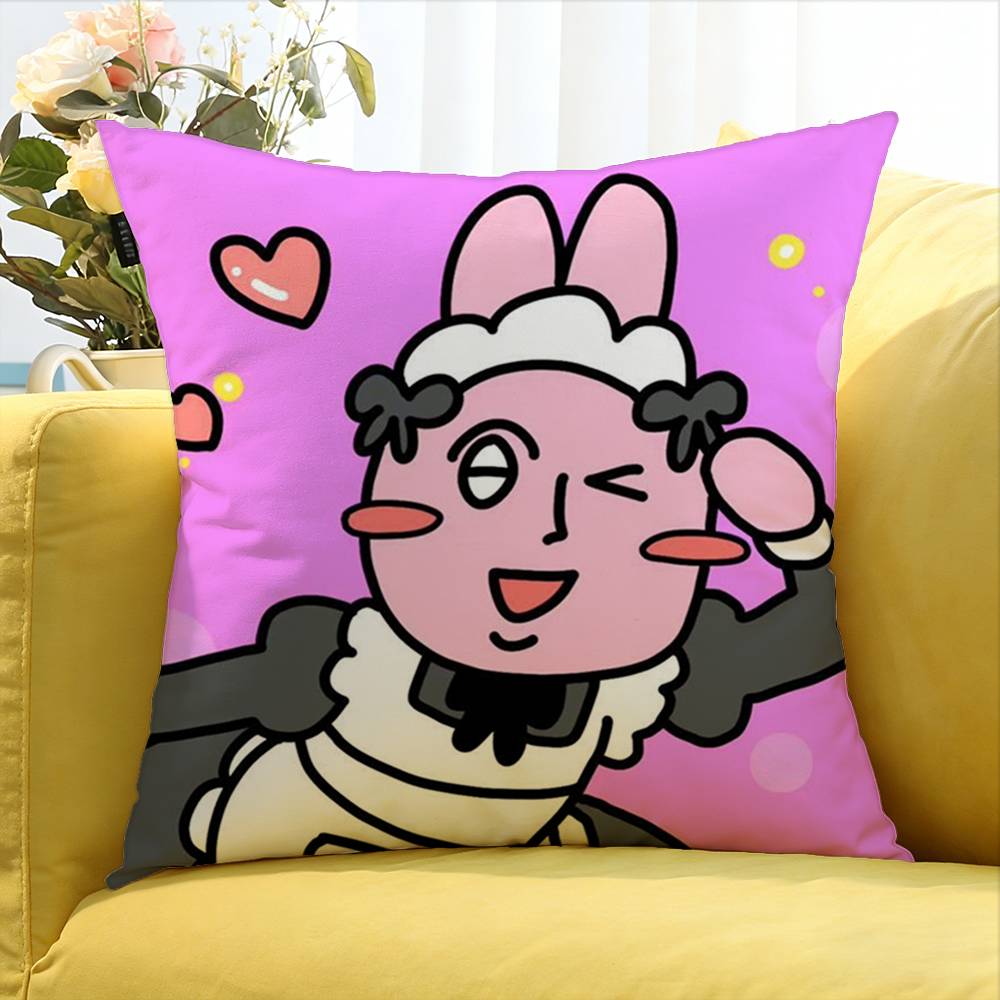 My Friend Rabbit Various Sizes Square Pillow Case For Car Home Bedchamber Decor