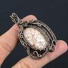 Crazy Lace Agate Gemstone Pendant Handmade Jewelry, 999 Copper Wire Wrapped Pendant Sodalite Jewelry, Gift For Her Women Pendant Brand New Pendant
