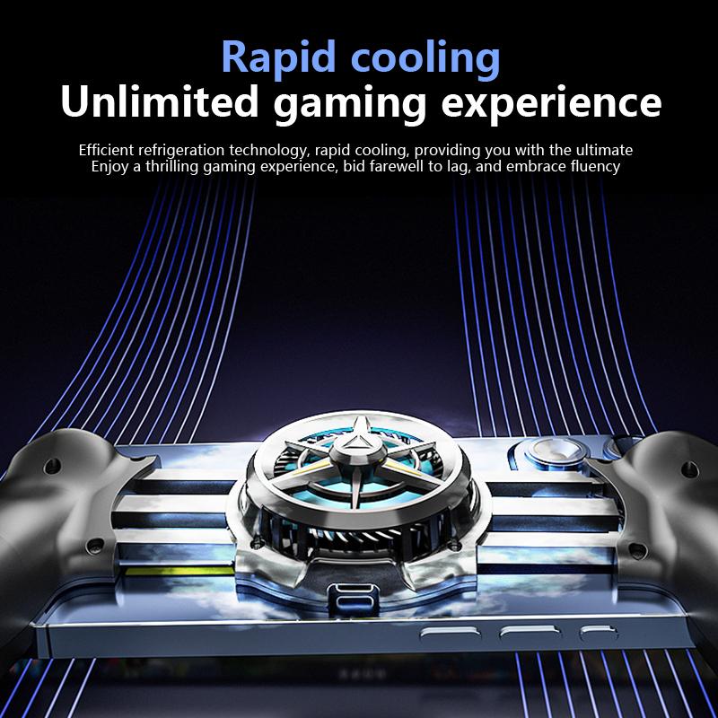 Mobile Phone Cooling Gamepad Semiconductor Cooler For Iphone Android Game Controller Accessories Type-C Low Noise Phone Handle