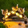 External Solar Powered Succulent Turtle Statue Resin Handicraft Animal Garden Garden Courtyard Lamp Decoration