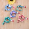 5pcs/lot random Creative stationery folding, constant bending, soft pencils, deformed pencils, elementary school gifts, prizes