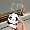 Clear Square Back Tube Case Protection For iPhone 16 ProMax 15 Plus 11 14 Pro Max 13 12 Baby Panda Pattern