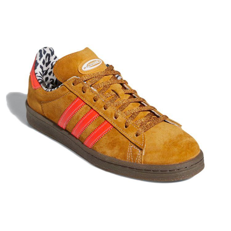 XLARGE X Adidas Campus 80s Mesa Unisex Sneakers Brown Solar-Red Gum GW3248