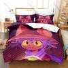 Niko OnesFan Merch Duvet Cover + 2 Pillowcases, Unique Game Art Print Bedding Set Comfortable Textile for Gaming Collectors