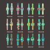 Luminous Waterproof Tattoo Stickers for Kids: Cross, Watch, Boys & Girls Designs