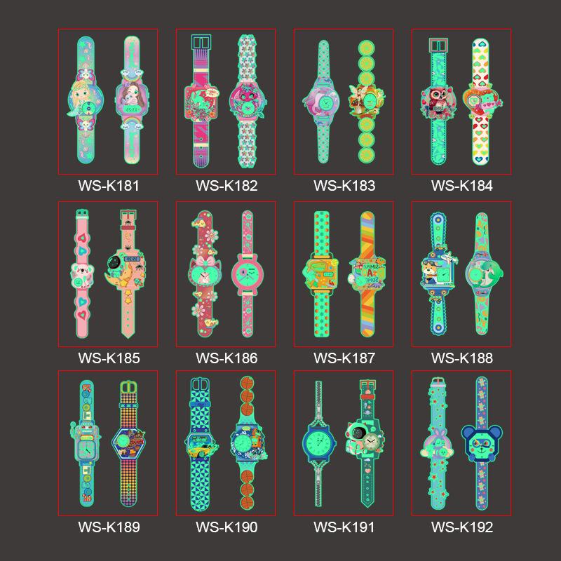 Luminous Waterproof Tattoo Stickers for Kids: Cross, Watch, Boys & Girls Designs