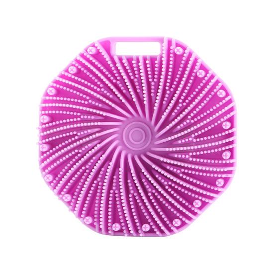 

Bath Brush with Ultra-Soft Bristles Ergonomic Grip Hanging Design Rich Foam Exfoliating Body Brush Skin Cleansing Brush фиолетовый