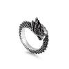 KALEN Creative 3D Dragon Charm Finger Rings HIp Hop Stainless Steel Lucky Ring Friend‘s Gift Personalized Animal Trendy Jewelry