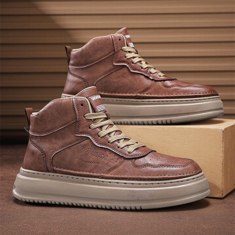 New Fashion Autumn And Winter Men's Low Top Martin Boots Students Male Boys Trending Soft Sole Work Shoes Labor Protection Martin Sneakers