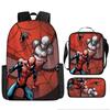 Spider-Man Cartoon Backpack Parallel World Student Cartoon Backpack Children'S School Bag Pencil Case