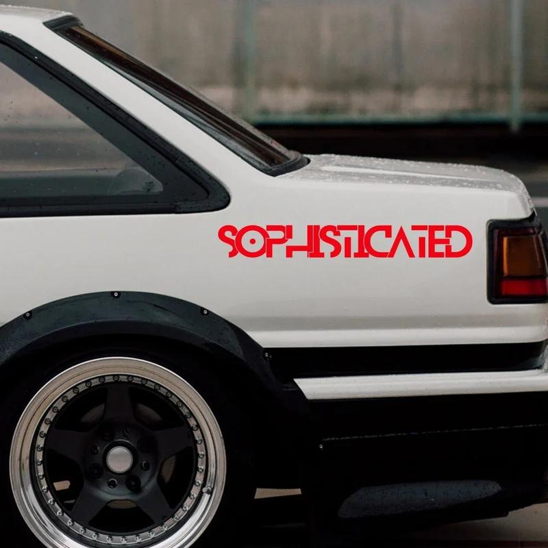 Sophisticated Slogan Banner Car Sticker Car Body Side Vinyl Decal Waterproof Automobile Styling Decoration Stickers Accessories