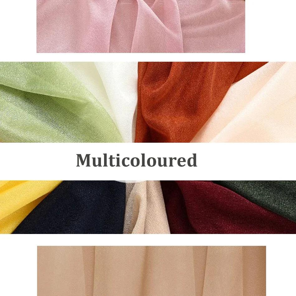50PCS 17x250cm Chiffon Wedding Chair Sashes Setting  Sage Green Gauze Sheer Vintage Birthday Party Festival Chair Decoration