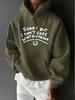 Sorry But I Don'T Care Print, American Hardcore Attitude, Individual Full-Print Casual Athletic Outdoor Men'S Long Sleeve Hooded S