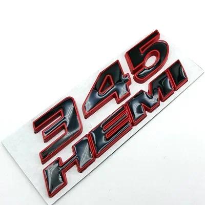 Metal 3D Letter Car Rear Trunk Badge Emblem Sticker 345 392 HEMI