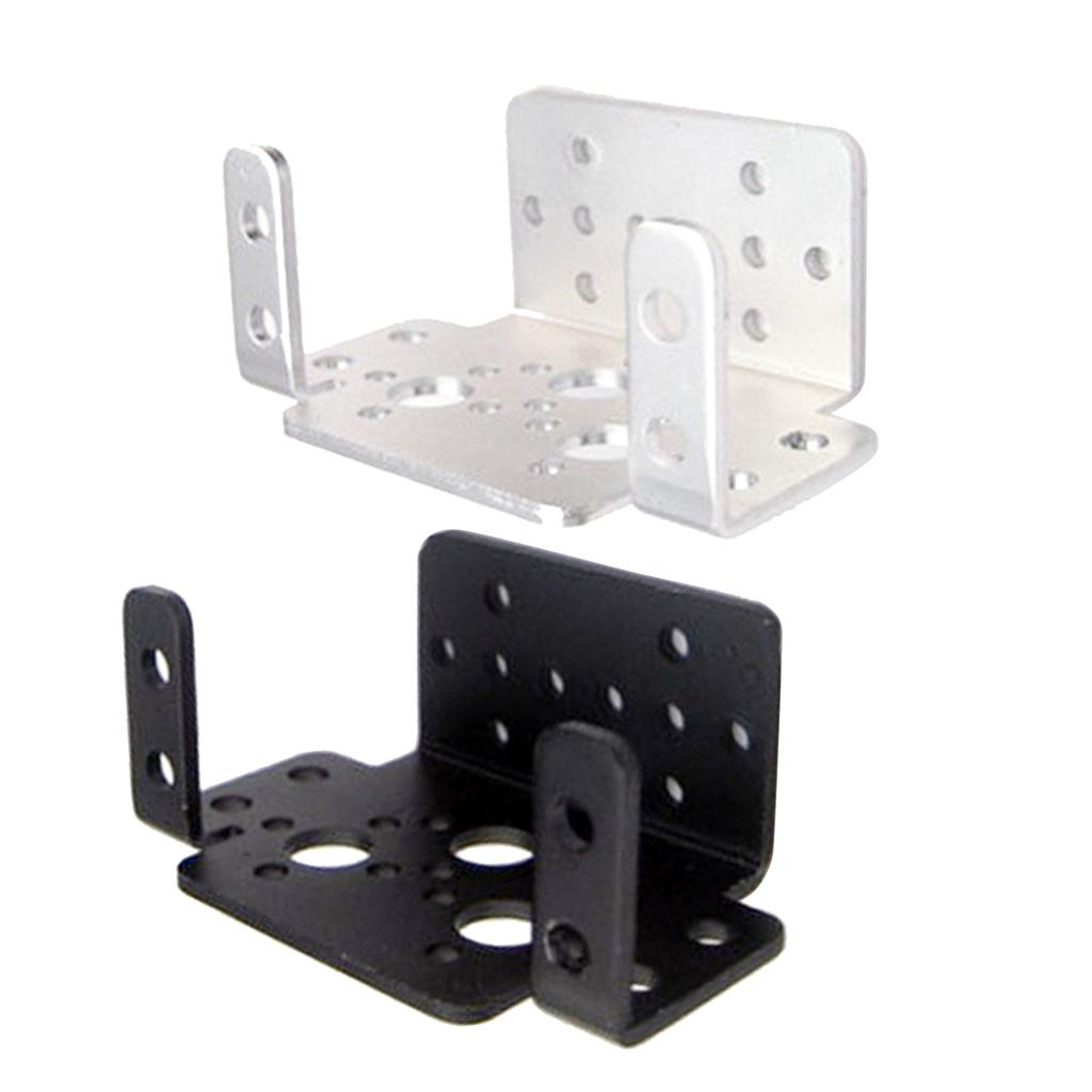 Multi Function Steering Gear Bracket Hard Aluminum Servo Mounting Accessory for Robot Arm Project