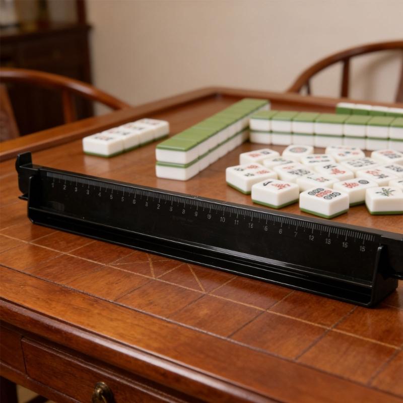 Mahjong Racks With Smooth Pusher And Storage Bag Majiang Game Modern Tile Rack Replacement Board Game Supplies