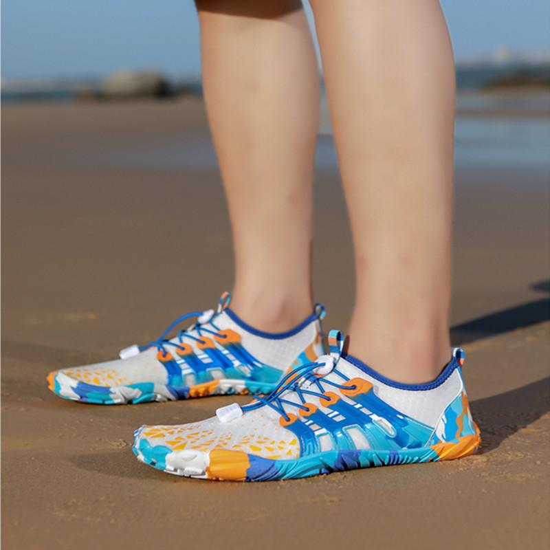 Leichte, schnell trocknende Wasserschuhe für Herren und Damen, Barfuß-Aquaschuh, Strand-Watschel-Sneaker für Kajakfahren, Bootfahren, Wassersport