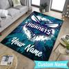 Custom NameCharlotte Logo Art Carpet, Indoor Rug, Chair Rug, Living Rooms, Doormat Made From Polyester Home Decor Birthday Christmas Gifts