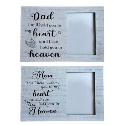Bereavement Photo Frame From Quality Wood for Rememberings Passed Family Member Home