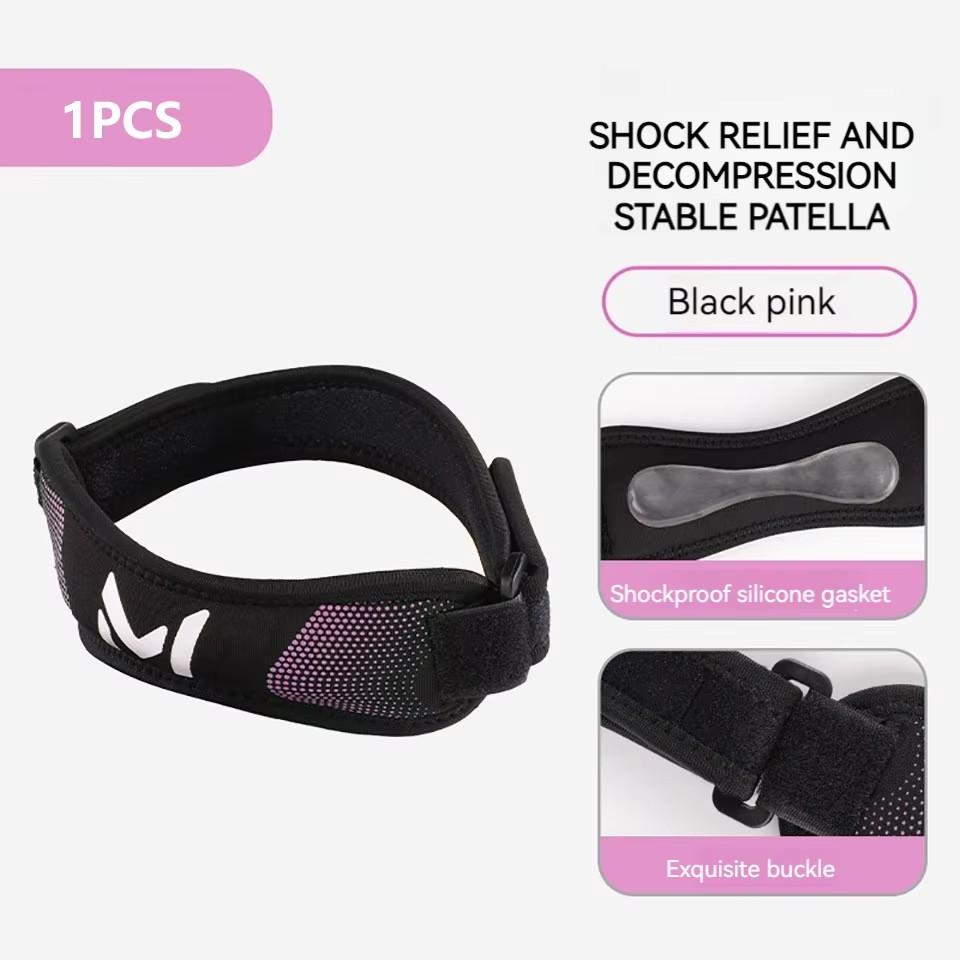 Loogdeel 1Pcs Patella Knee Strap Brace Adjustable Knee Patellar Tendon Stabilizer Support Band For Soccer Basketball Running