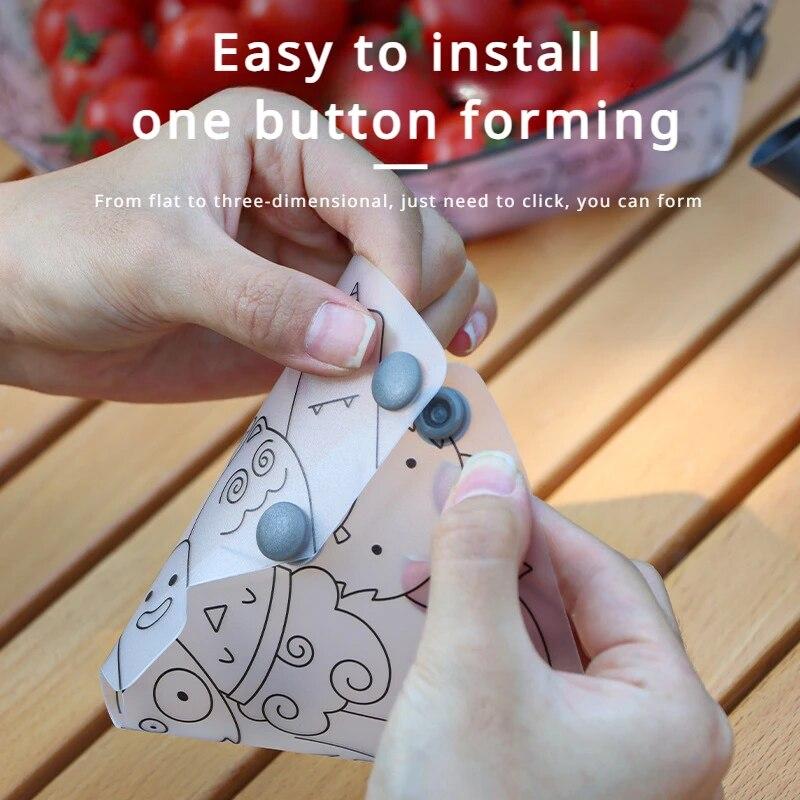 2PCS Outdoor Ultra-light Folding Cutlery Portable Bowl Dinner Plate Coffee Filter Funnel Cup Multi-purpose Combination Cutlery Set