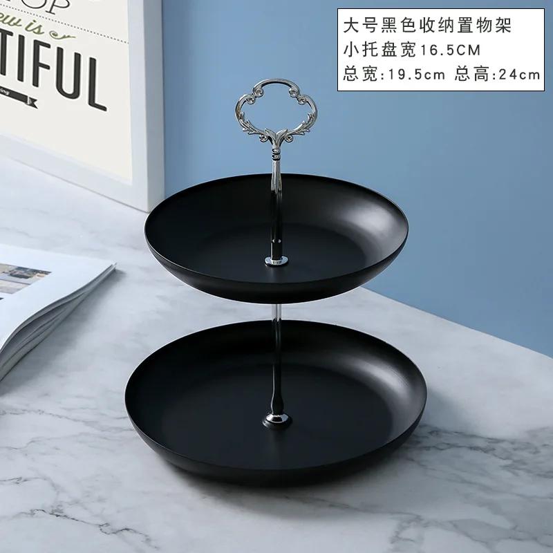 

Подставка для торта на 2/3 яруса, поднос для еды и фруктов, декоративный органайзер для украшений, косметики, коробка для хранения кухонных принадлежностей