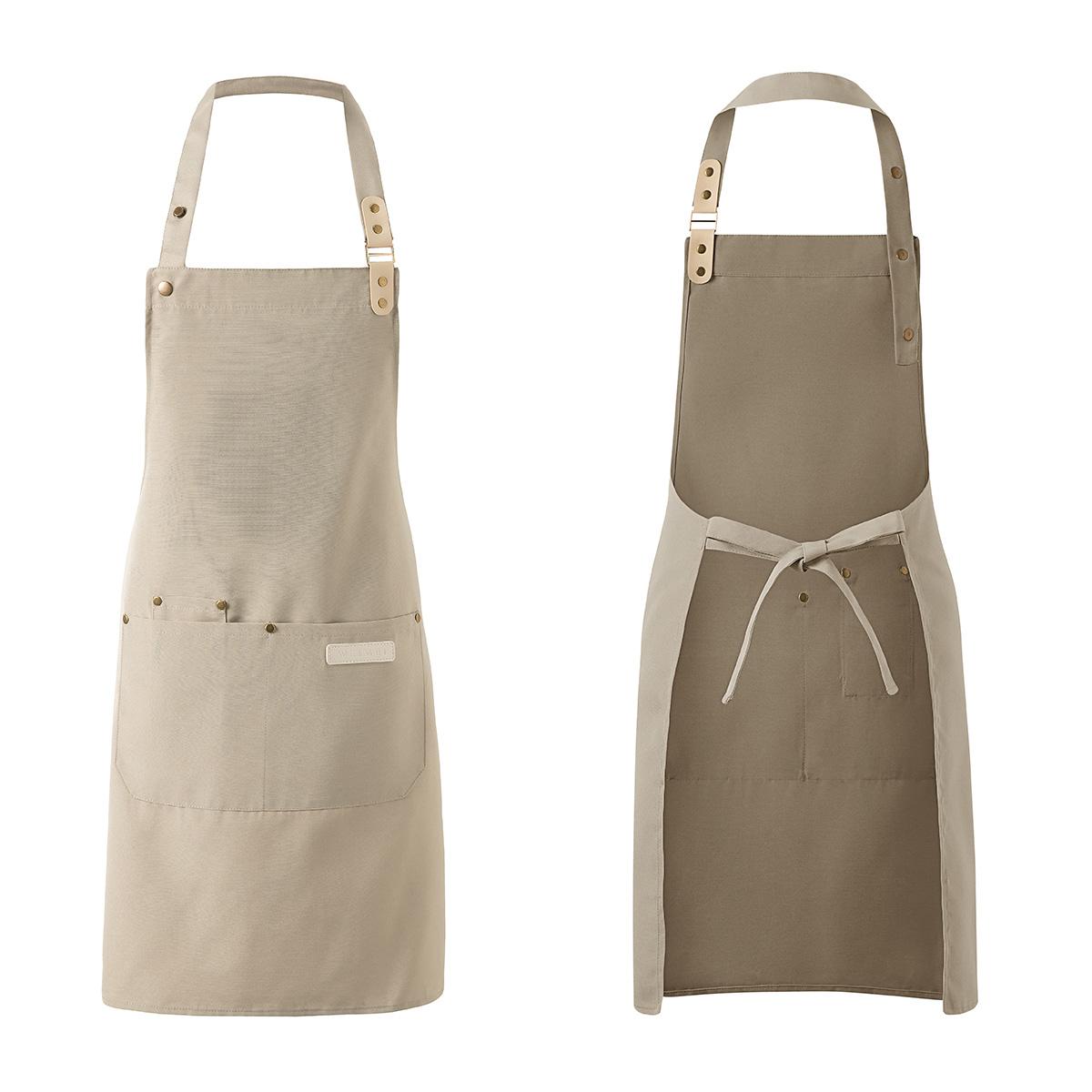 

1 Piece Chef Apron Unisex Waterproof Canvas Durable for Restaurant Hotel Baking Beauty Salon Nail Art Kitchen Cooking OneSize хаки