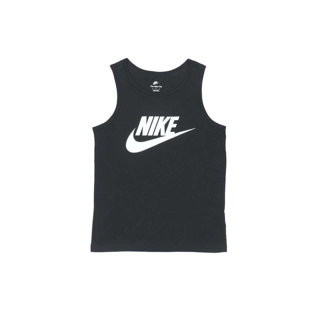 Nike Sportswear Contrast Logo Breathable Casual Vest Men Tops Black AR4992-013