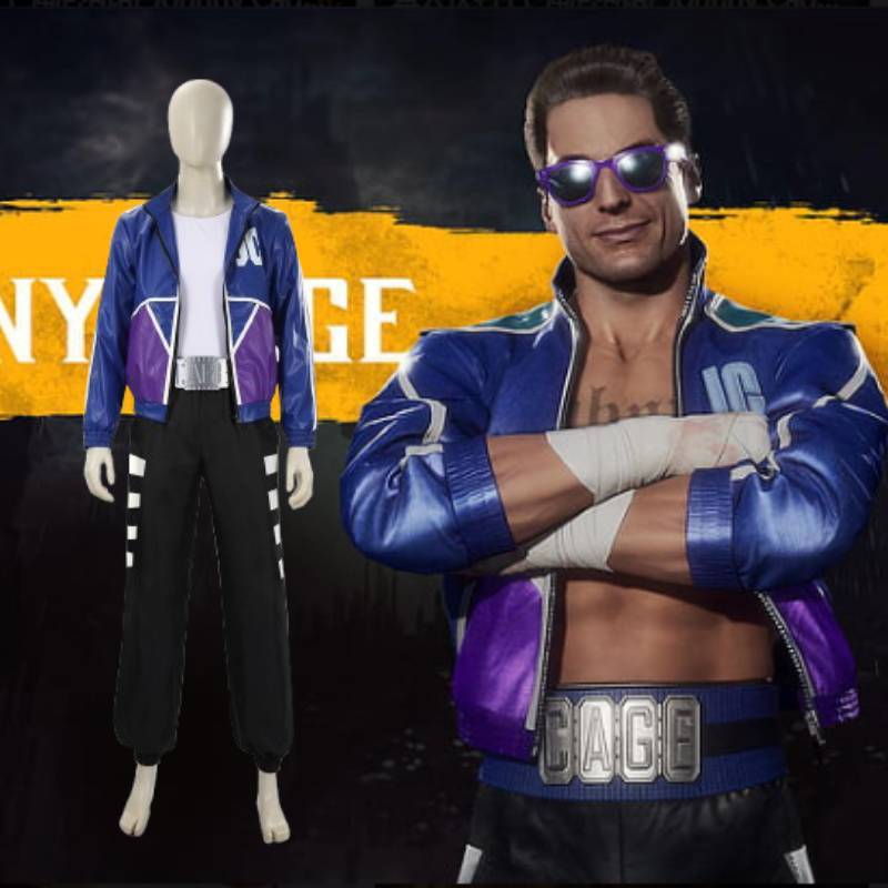 Mortal Kombat Jc Costume Cosplay Suit With Polyester Material For Anime Role Play