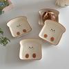Exquisite Ceramic Tableware Cute Bread Shaped Small Plate Afternoon Tea Dessert Snack Plate Dried Fruit Dish Mini Serving Plate
