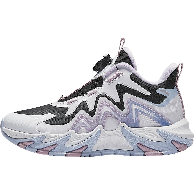 

Anta Детские кроссовки Summit Универсальные Нескользящие Водонепроницаемые Полувысокие Повседневные Кроссовки Детские Повседневные Кроссовки Черные Белые Фиолетовые 322446914N-2 34