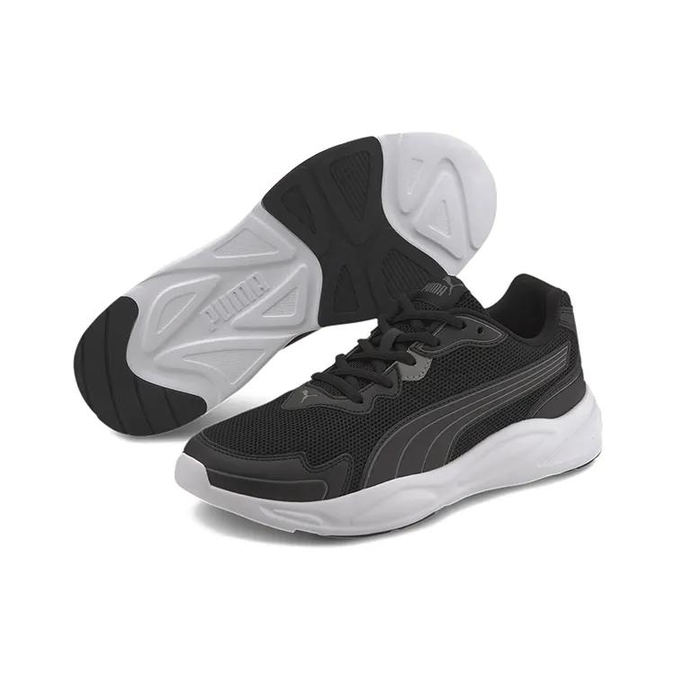 Puma 90s Runner 'Nu Wave - Black' (Unisex) Black / Black / Ultra Grey / White Running Shoes 373017 01