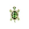 Sparkling Turtle Brooch Pin with Rhinestones, European Brooch for Women - Elegant Coat and Scarf Pin