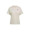 Adidas Running Logo Crew Neck Short Sleeve T-Shirt Women T-Shirts White HB9355