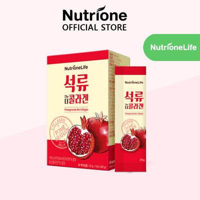 NUTRIONE Granatapfel-Kollagengelee (20 g x 14 Sticks) 1 KASTEN